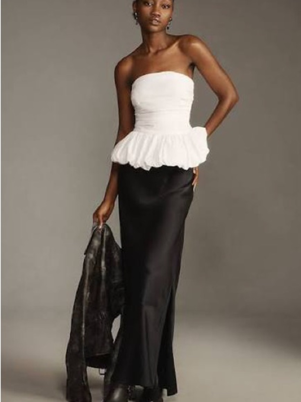 Maeve Strapless Drop-Waist Bubble Top - Picture 2 of 6